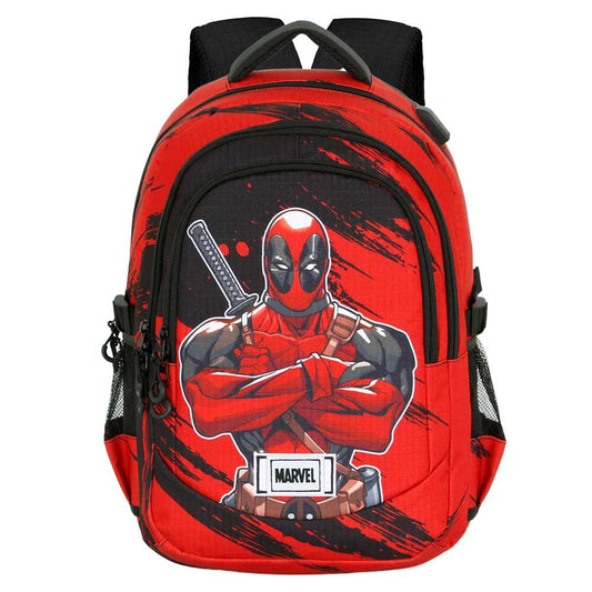 Mochila Plus Bad Deadpool Marvel 44cm_1