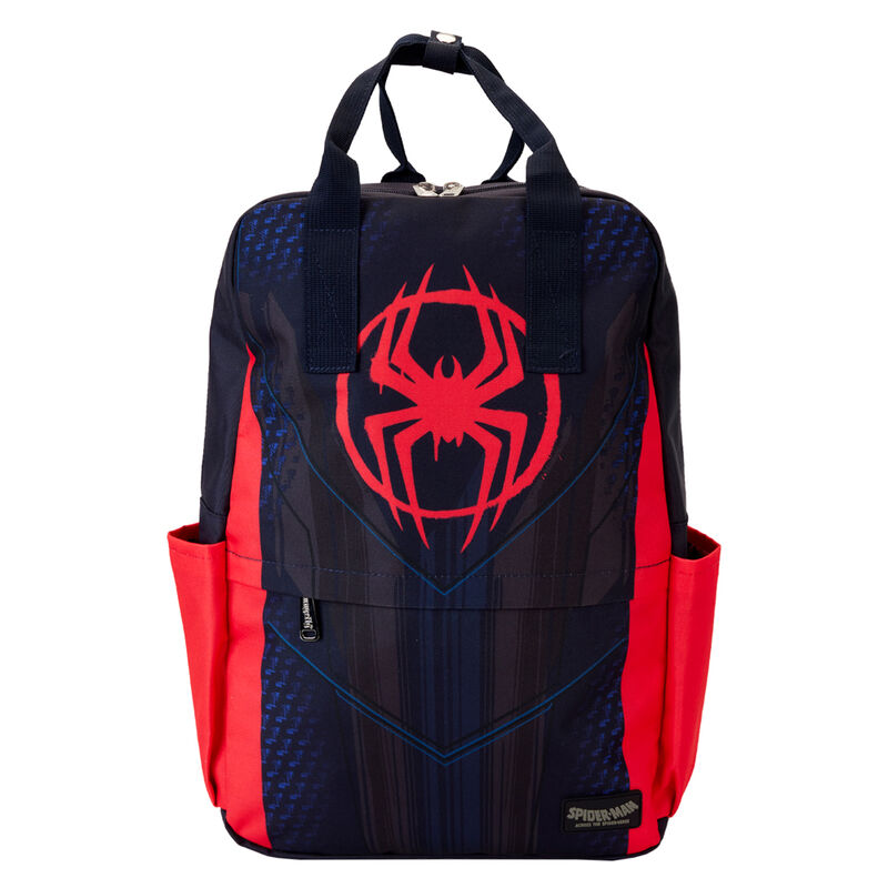 Mochila nylon Traje Miles Morales Spider-Verse Marvel Loungefly 43cm_1
