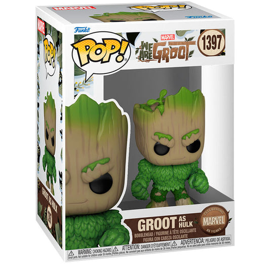 Funko POP figura Marvel We Are Groot - Groot as Hulk_1