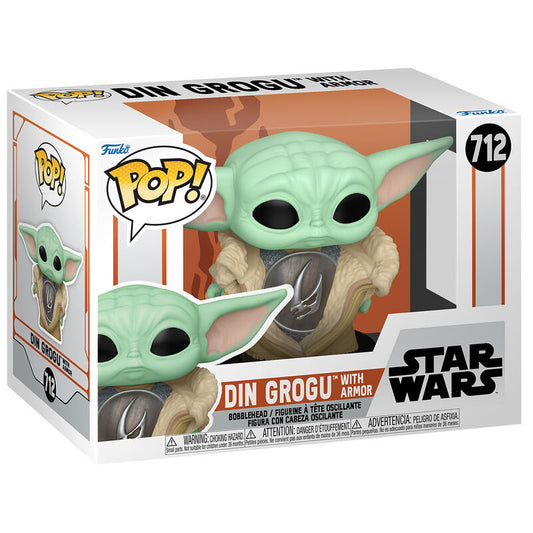Funko POP figura Star Wars The Mandalorian Din Grogu with Armor_1