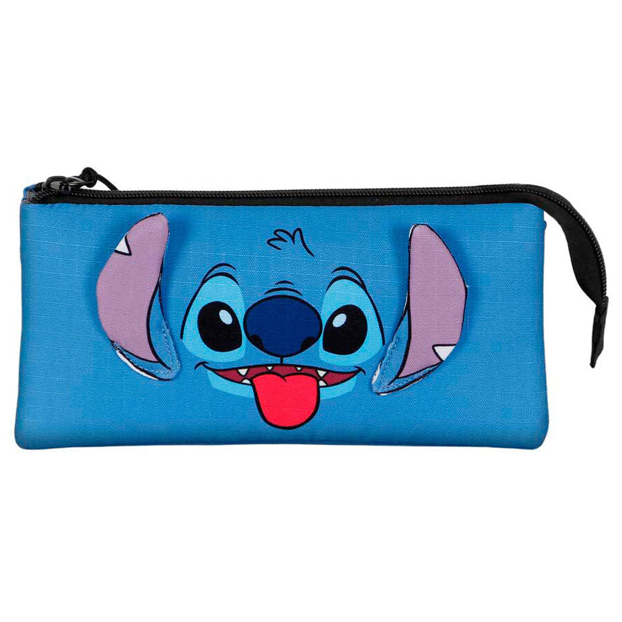 Estuche Tongue Stitch Disney triple_1