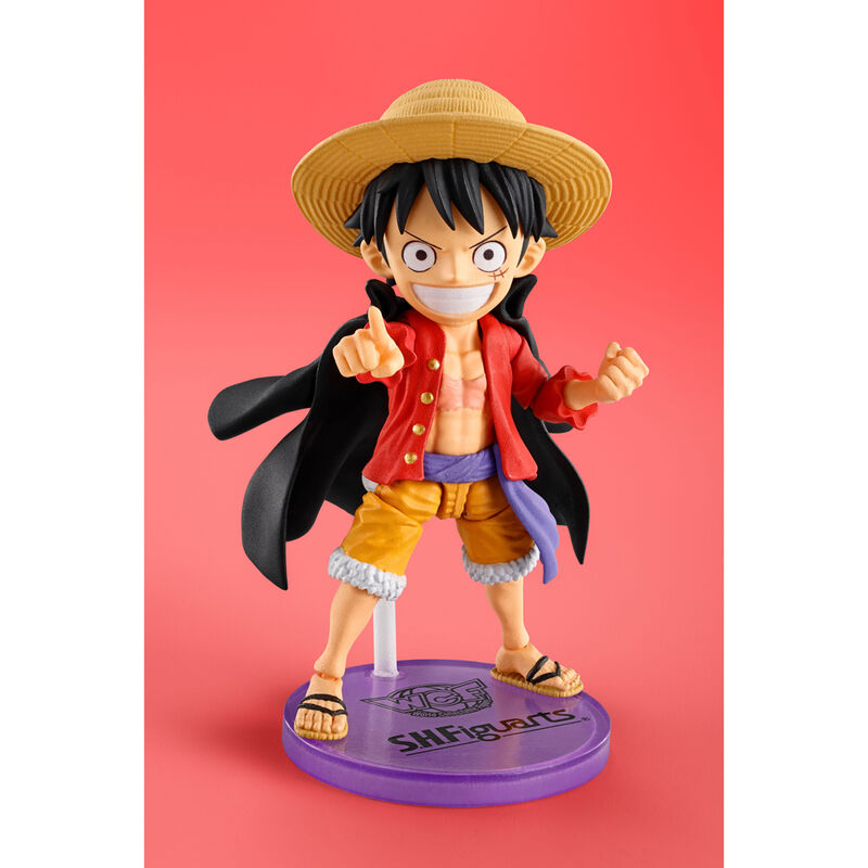 Figura S.H Figuarts Monkey D. Luffy World Collectable One Piece 7,5cm_1
