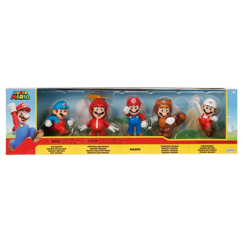 Set 5 figuras Super Mario Bros 6cm_1