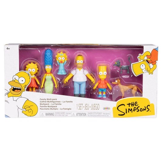 Set 7 figuras Famila Los Simpsons 6cm_1
