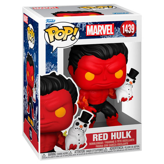 Funko POP figura Marvel Red Hulk with Snowman_1