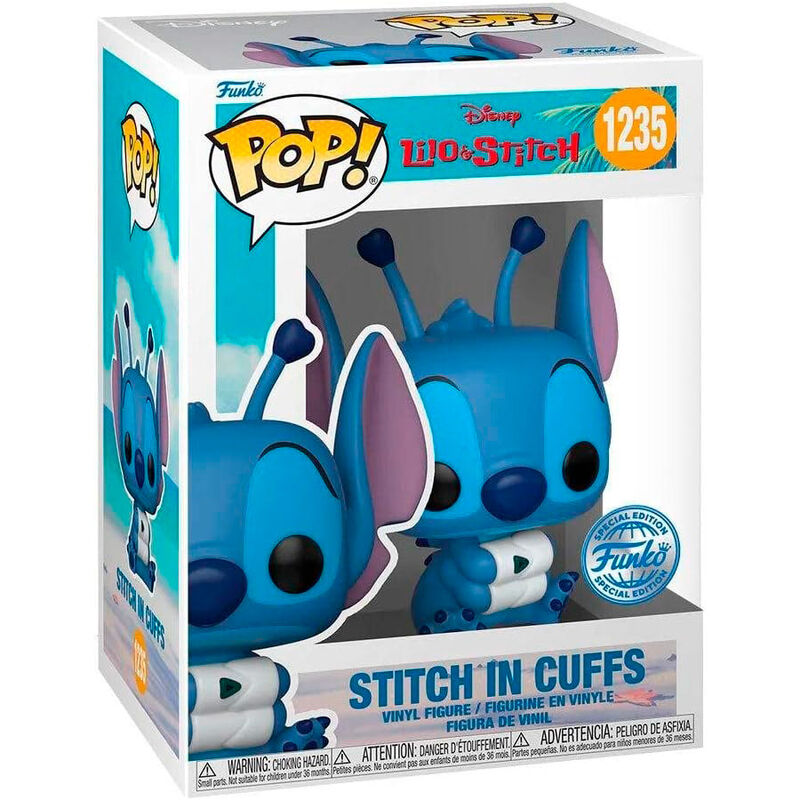 Figura POP Disney Lilo & Stitch - Stitch in Cuffs Exclusive_1
