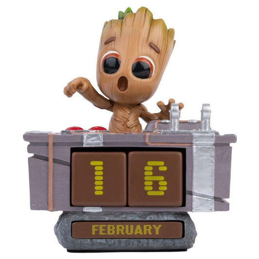 Calendario Perpetuo 3D Groot Death Button Guardianes de la Galaxia Marvel_1