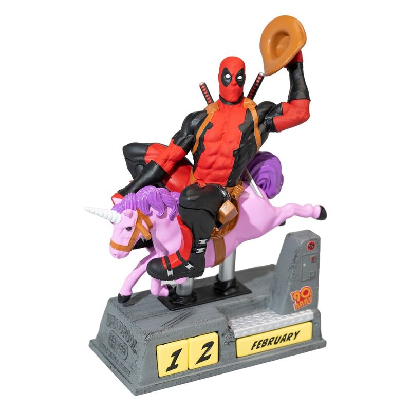 Calendario Perpetuo 3D Deadpool Marvel_1