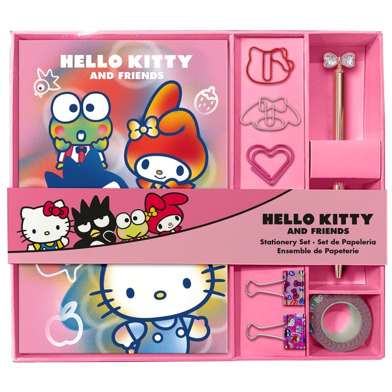 Set Papelería cuaderno + accesorios Hello Kitty_1