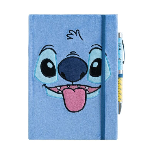 Cuaderno A5 premium + Bolígrafo proyector Stitch Disney_1