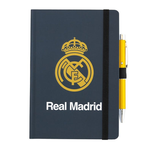 Cuaderno A5 premium + Bolígrafo proyector Real Madrid_1