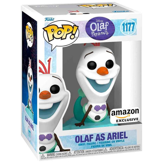 Figura POP Disney Olaf Present - Olaf as Ariel Exclusive_1