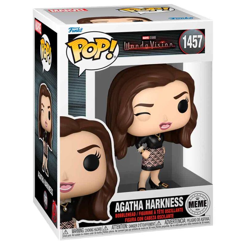 Funko POP figura Meme Marvel Wanda Vision Agatha Harkness_1