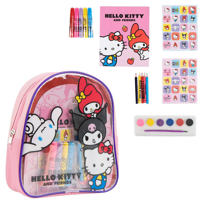 Set Papelería mochila Hello Kitty_1