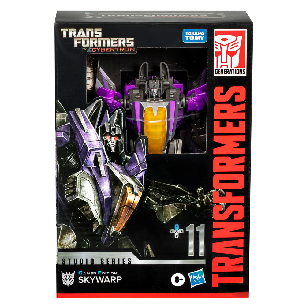Figura Skywarp Studio Series Gamer Edition Cybertron Transformers 16,5cm_1