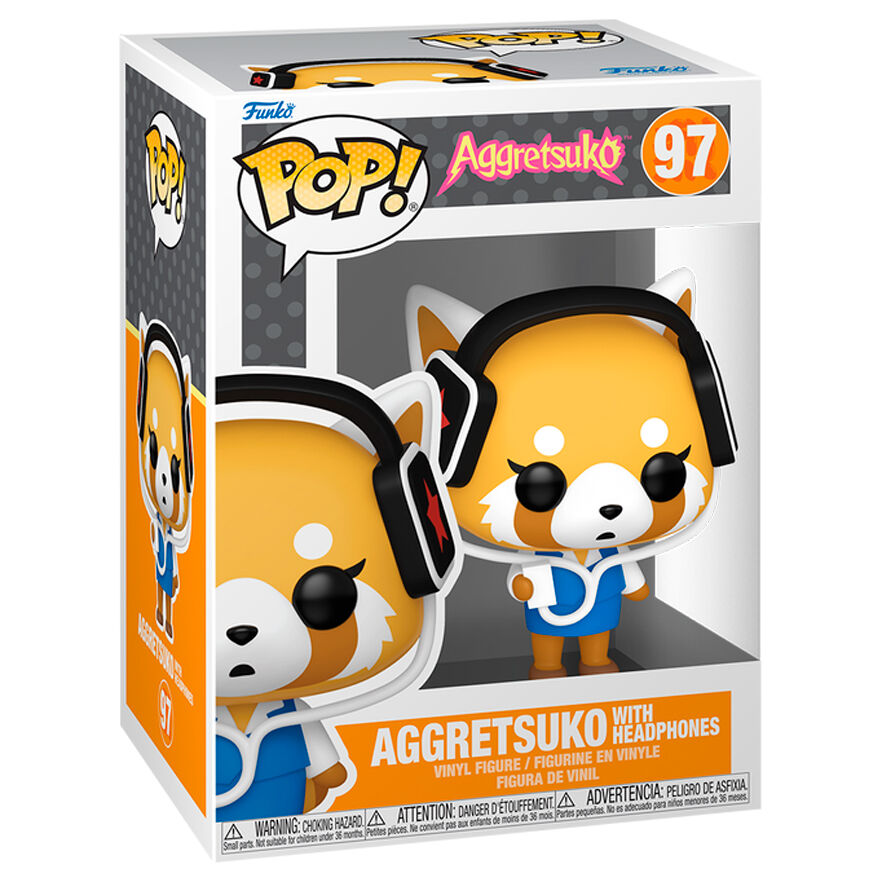 Funko POP figura Aggretsuko - Aggretsuko with Headphones_1