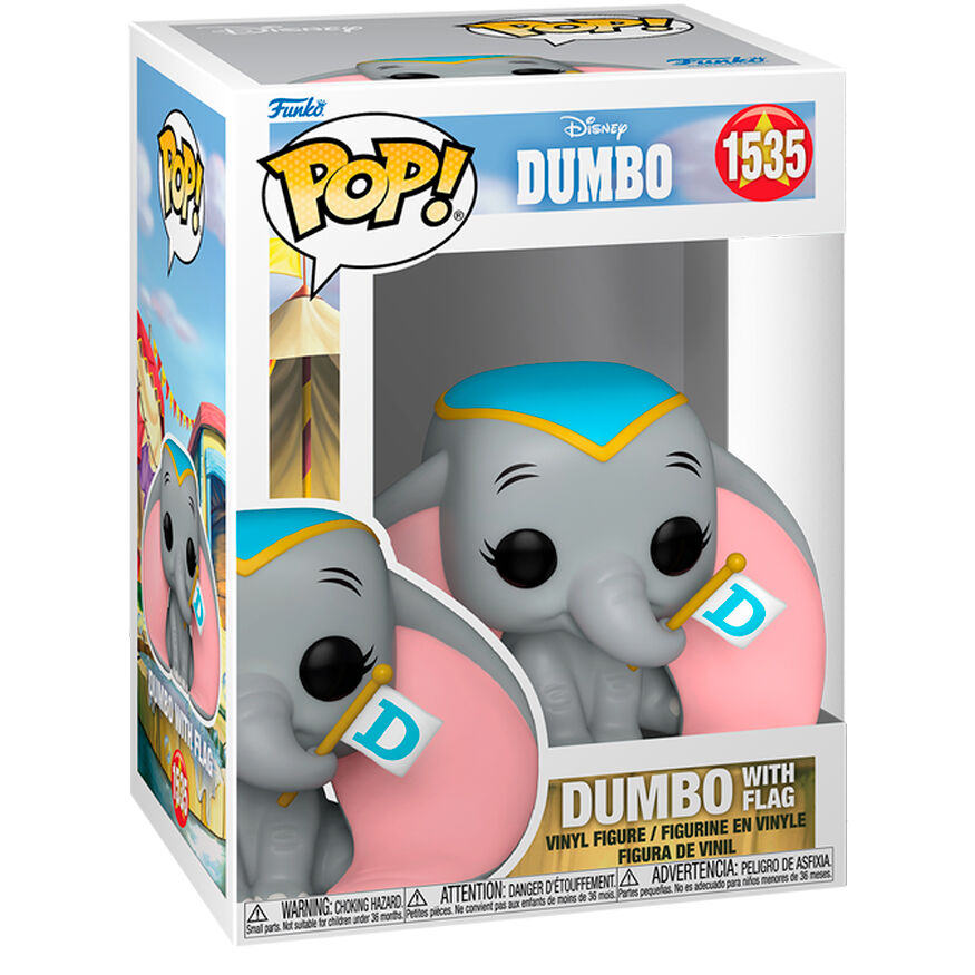 Funko POP figura Disney Dumbo - Dumbo with Flag_1