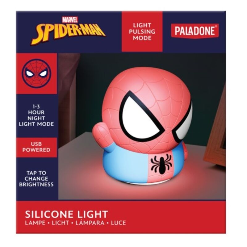 Lampara 3D Spiderman Marvel 14cm_1