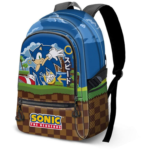 Mochila Greenhill Sonic the Hedgehog 44cm adaptable_1