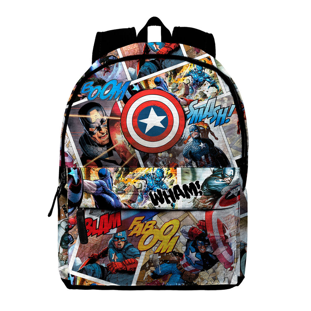Mochila Comic Capitan America Marvel 35cm_1