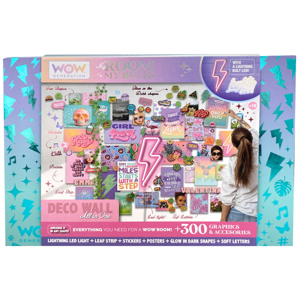 Kit Decoracion luz LED + Graficos y Accesorios Wow Generation_1