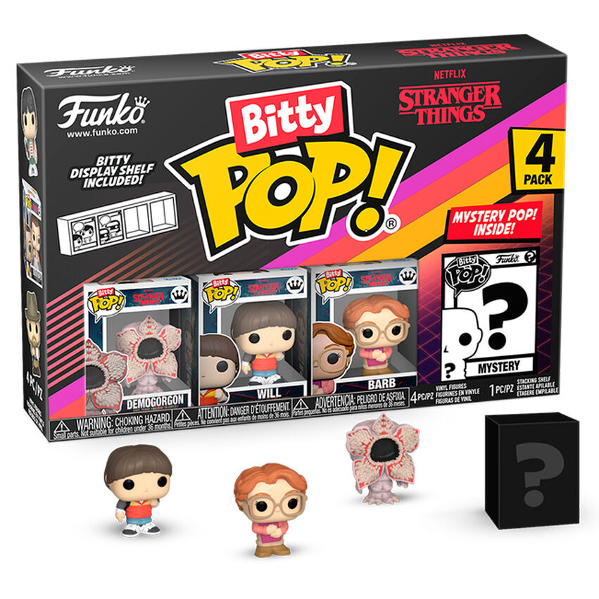 Set 4 figuras Bitty POP Stranger Things Demogorgon_1