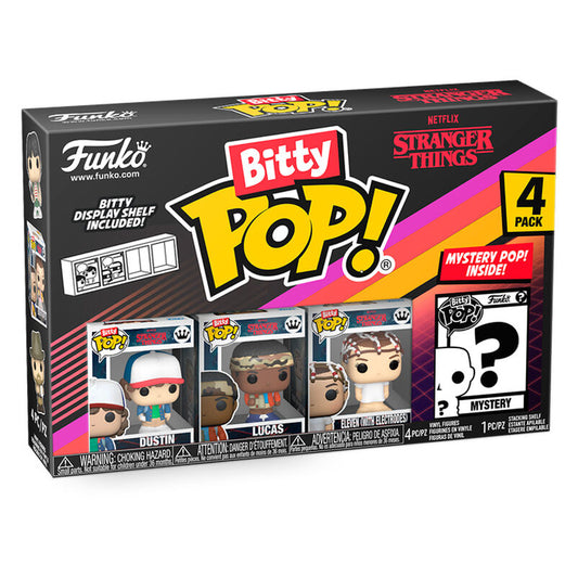 Set 4 figuras Bitty POP Stranger Things Dustin_1