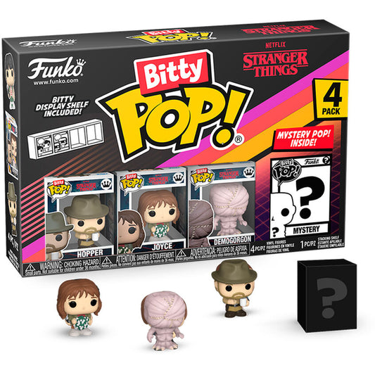 Set 4 figuras Bitty POP Stranger Things Hopper_1