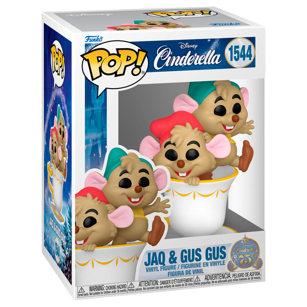 Funko POP figura Disney Cenicienta Jaq & Gus_1