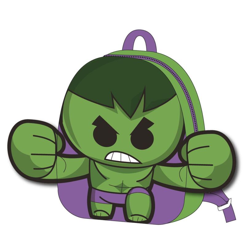 Mochila peluche Hulk Marvel 22cm_1