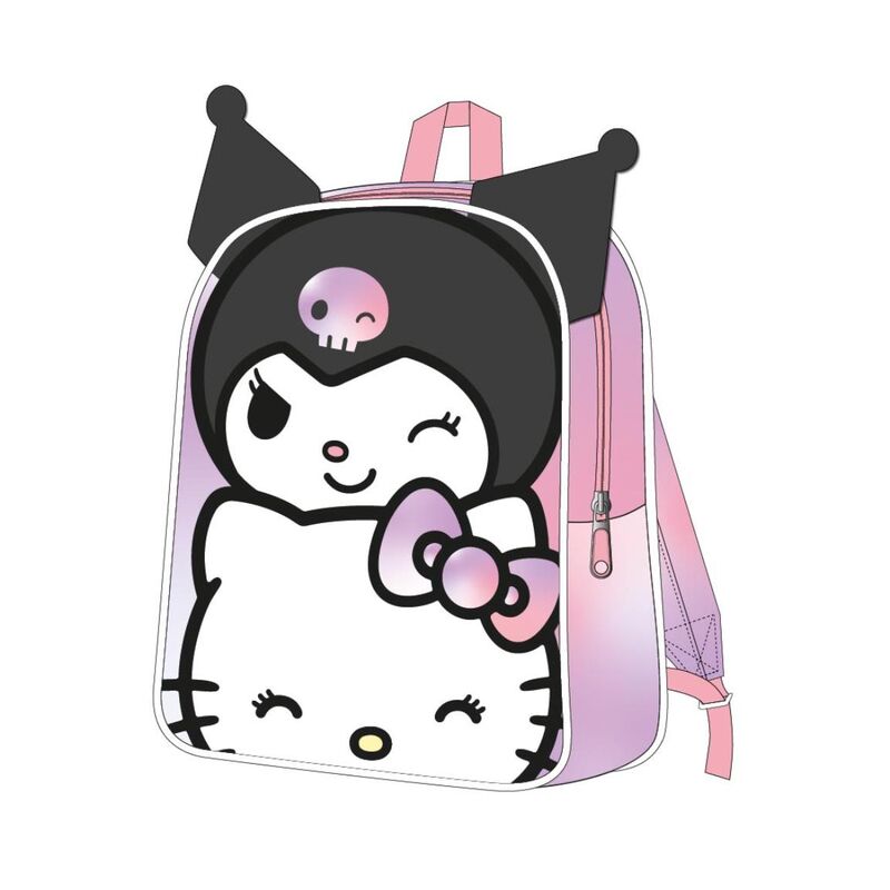 Mochila Kuromi Hello Kitty 27cm_1