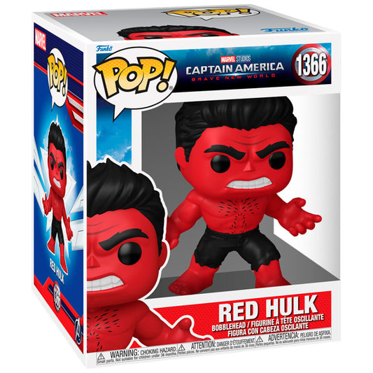 Figura POP Super Marvel Capitan America Brave New World Red Hulk_1
