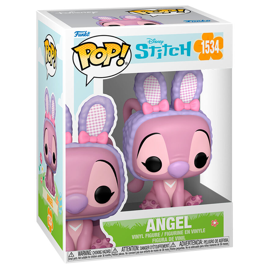 Funko POP figura Disney Stitch Angel Conejo de Pascua_1