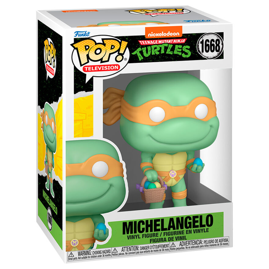 Funko POP figura Tortugas Ninja Michelangelo Conejo de Pascua_1