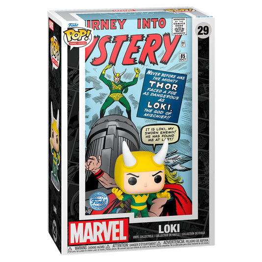 Figura POP Comic Cover Marvel Loki Exclusive_1
