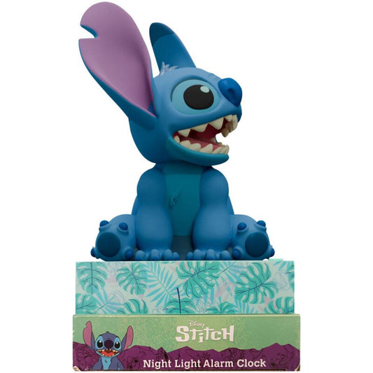 Lampara 3D con despertador Stitch Disney_1
