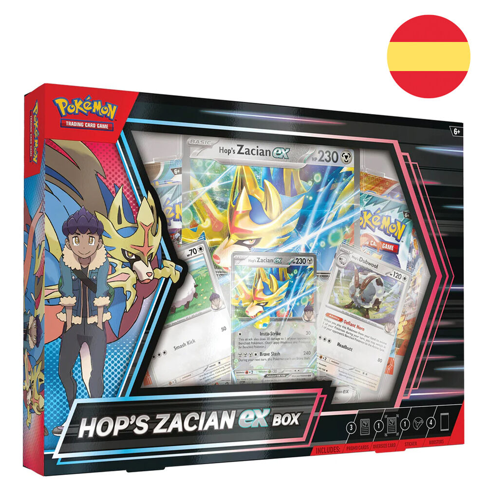 Set juego cartas coleccionables Zacian Ex de Paul Pokemon español_1