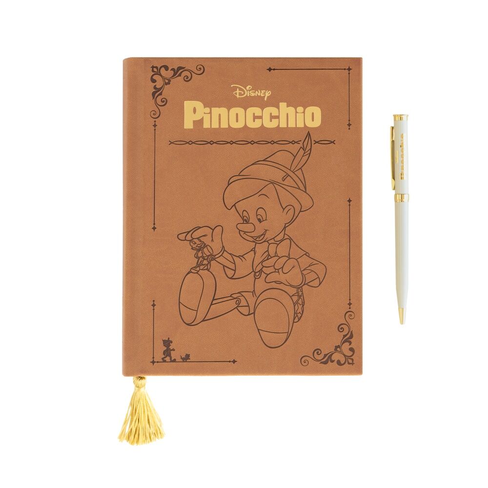 Set Cuaderno A5 + Boligrafo Pinocho Disney_1