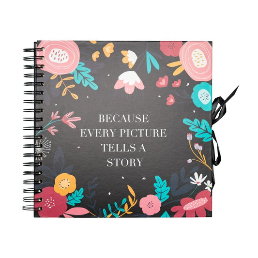 Álbum de Fotos Scrapbook Blummen_1