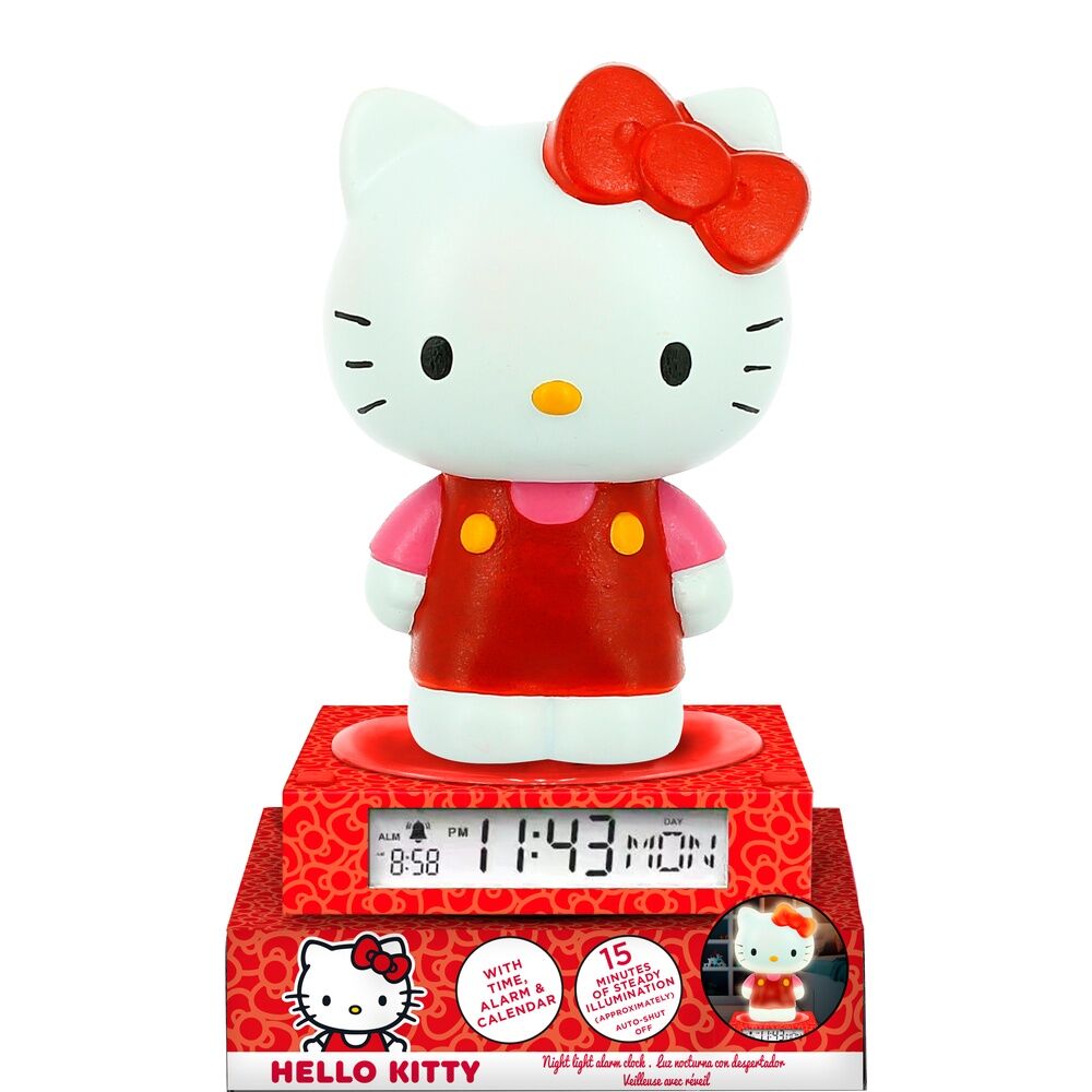 Lampara 3D con despertador Hello Kitty and Friends_1