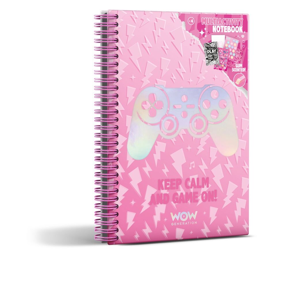 Cuaderno A5 Gamer Valentina Wow Generation_1