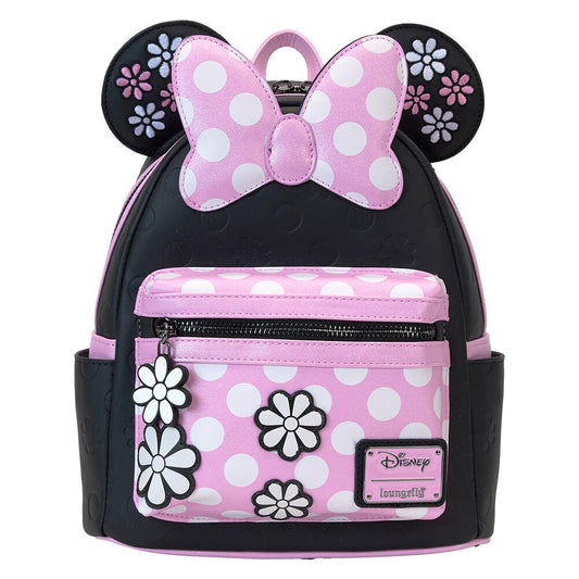 Mochila Floral Rock the Dots Minnie Disney Loungefly_1
