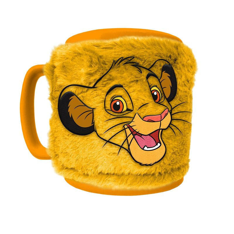 Taza funda de peluche El Rey Leon Disney 440ml_1