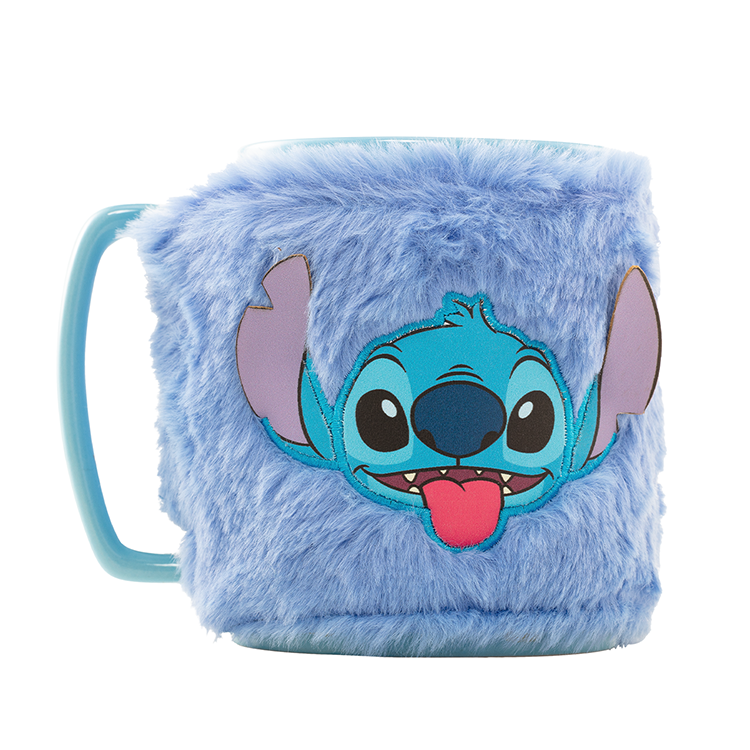 Taza funda de peluche Stitch Disney 440ml_1