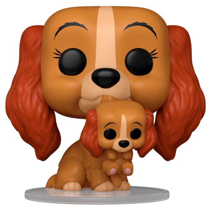 Funko POP figura Disney La Dama y el Vagabundo Lady with Puppy_1