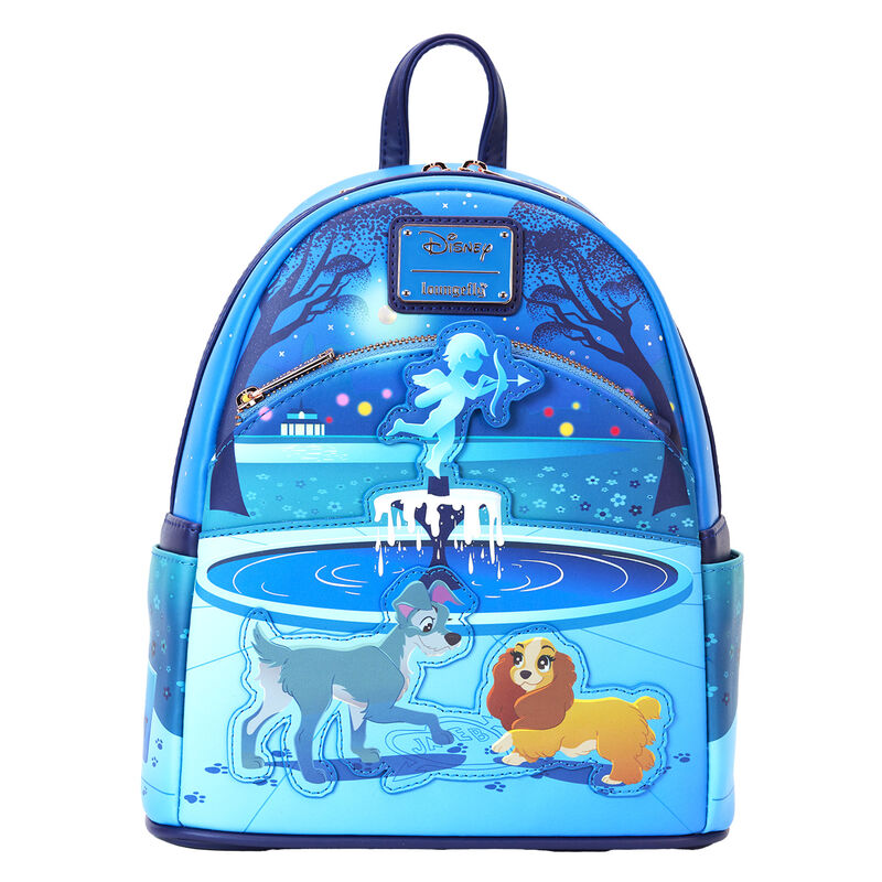Mochila 70th Anniversary La Dama y el Vagabundo Disney Loungefly 26cm_1