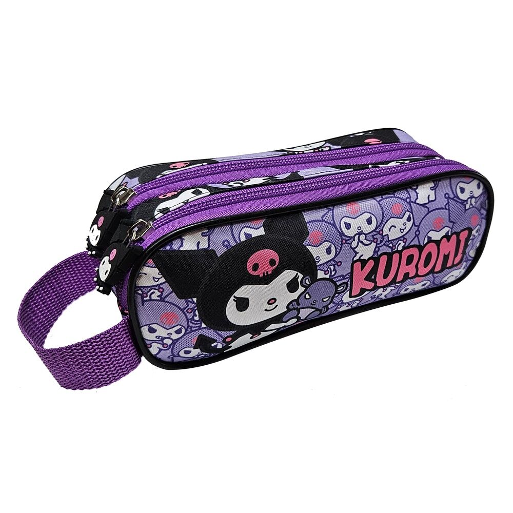 Estuche Kuromi Hello Kitty doble_1