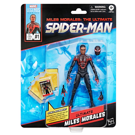 Figura Miles Morales Ultimate Spider-Man Marvel Legends 15cm_1