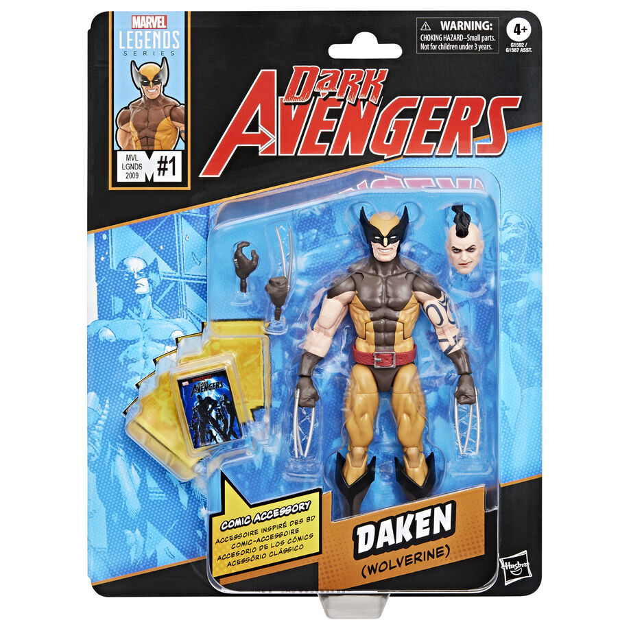 Figura Daken Wolverine Dark Avengers Marvel Legends 15cm_1