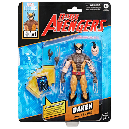 Figura Daken Wolverine Dark Avengers Marvel Legends 15cm_1